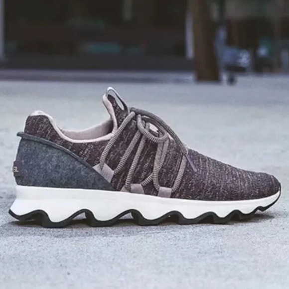 Sorel Kinetic Lace Gradient Sneaker Runner Purple Sage Sz 7 - Picture 13 of 13